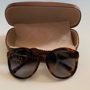 Longchamp sunglasses 57mm round sunglasses. Lightly used.